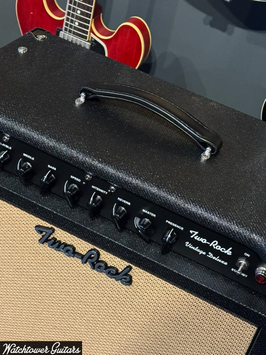 Two Rock Vintage Deluxe 40 Watt 6V6 1x12 Combo Black Tweed/Cane Grill