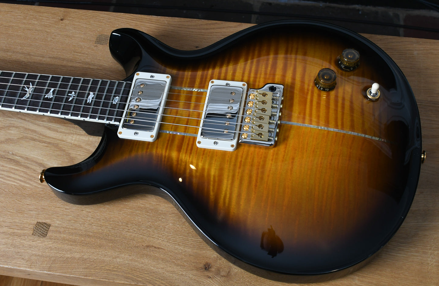 2021 Paul Reed Smith PRS Santana Retro 10 Top *Custom Color* Black Wrap Sunburst