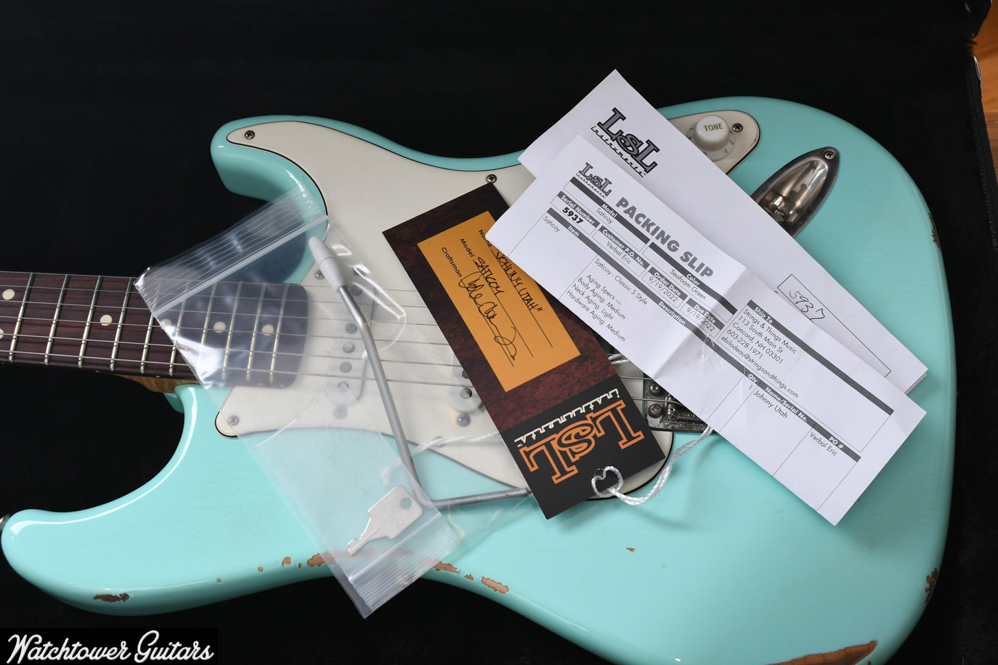 2022 LSL Saticoy Seafoam Green Medium Aged "Johnny Utah"