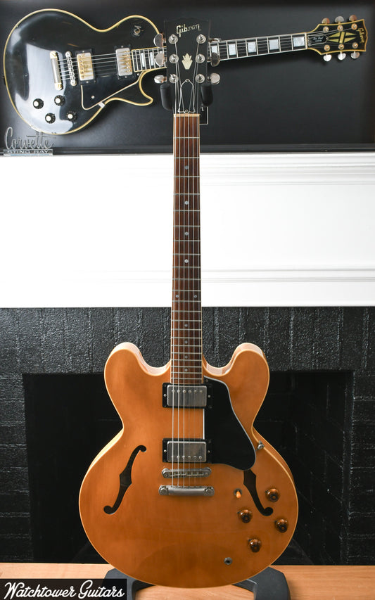 1982 Gibson ES-335 Tim Shaw Humbuckers Natural