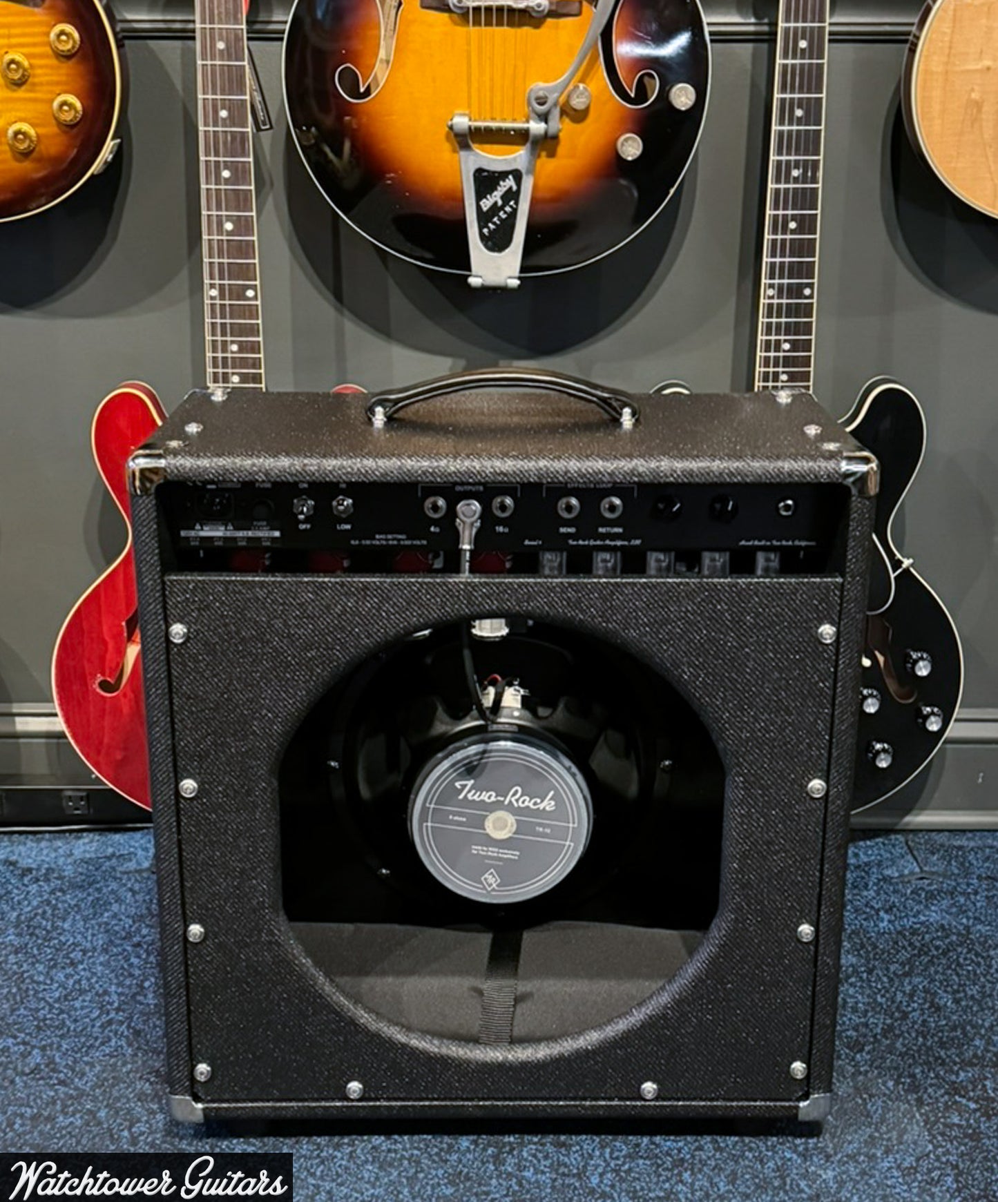 Two Rock Vintage Deluxe 40 Watt 6V6 1x12 Combo Black Tweed/Cane Grill