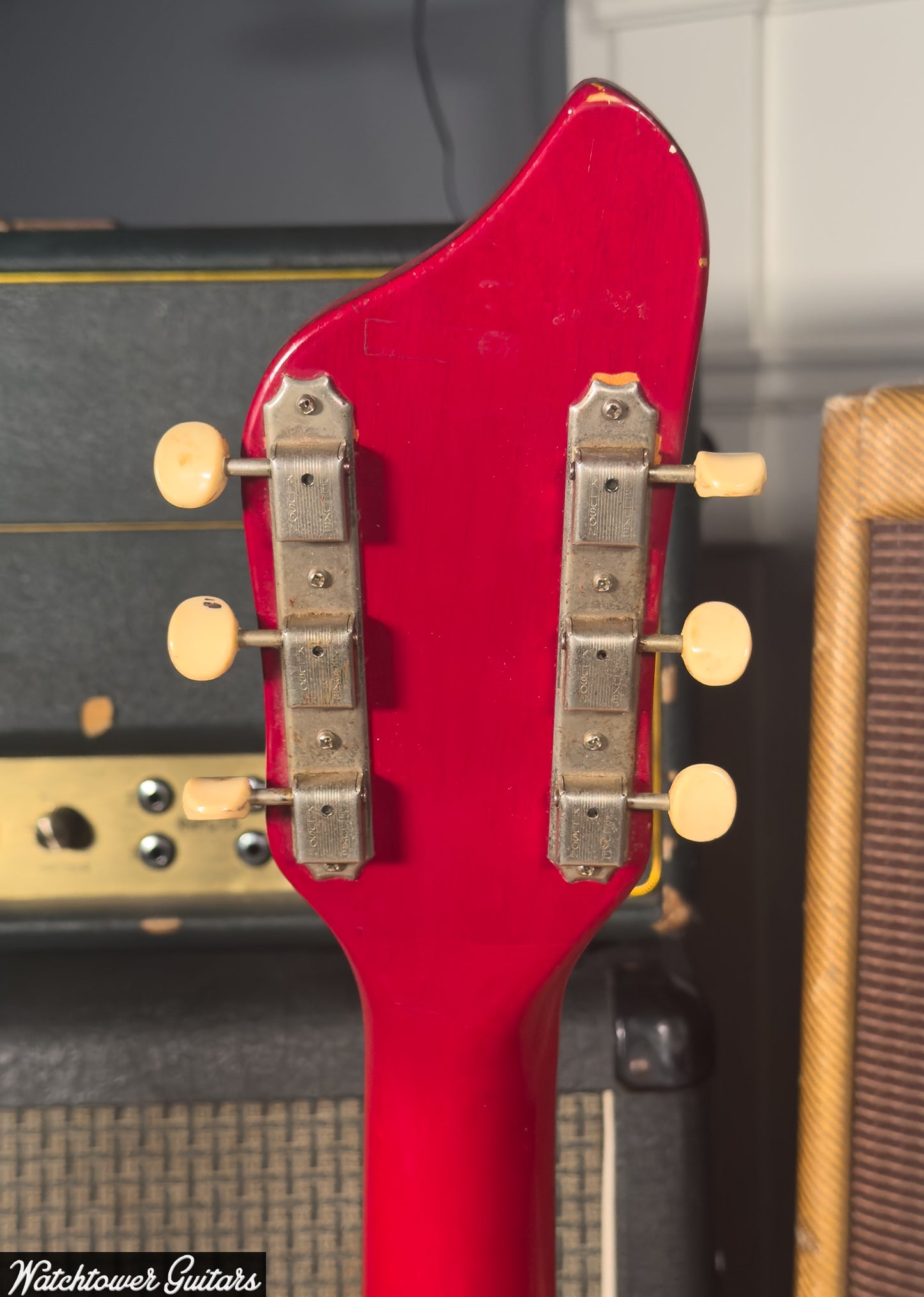 1968 Supro Clermont S667 Vintage Electric Hollowbody Guitar Red Valco