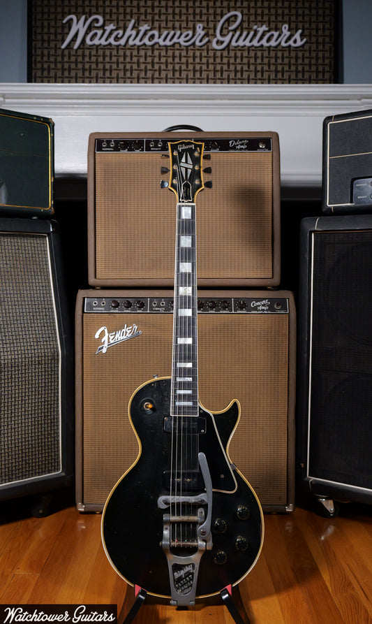 1956 Les Paul Custom Ebony Factory Dogbone & Bigsby