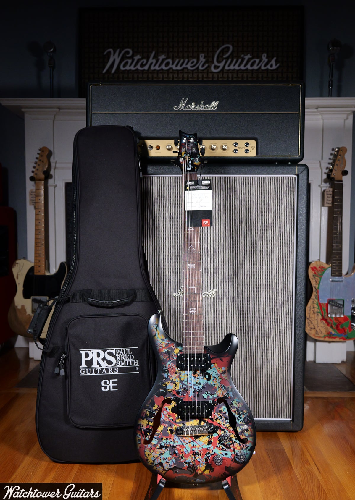 Paul Reed Smith PRS Ed Sheeran SE Hollowbody I Piezo Baritone Cosmic Splash Limited Edition