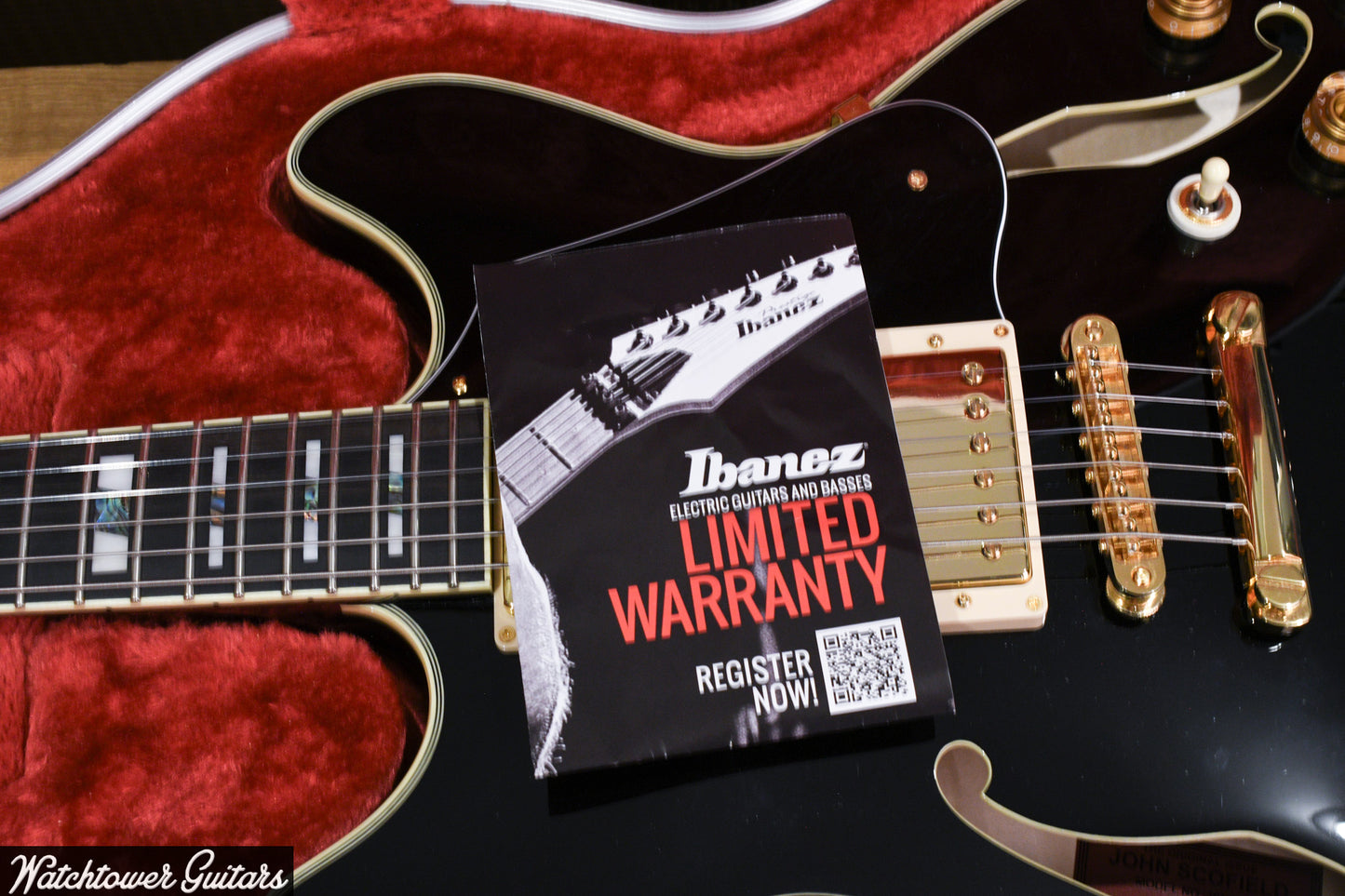 2021 Ibanez John Scofield 20th Anniversary Signature JSM20th Gloss Black