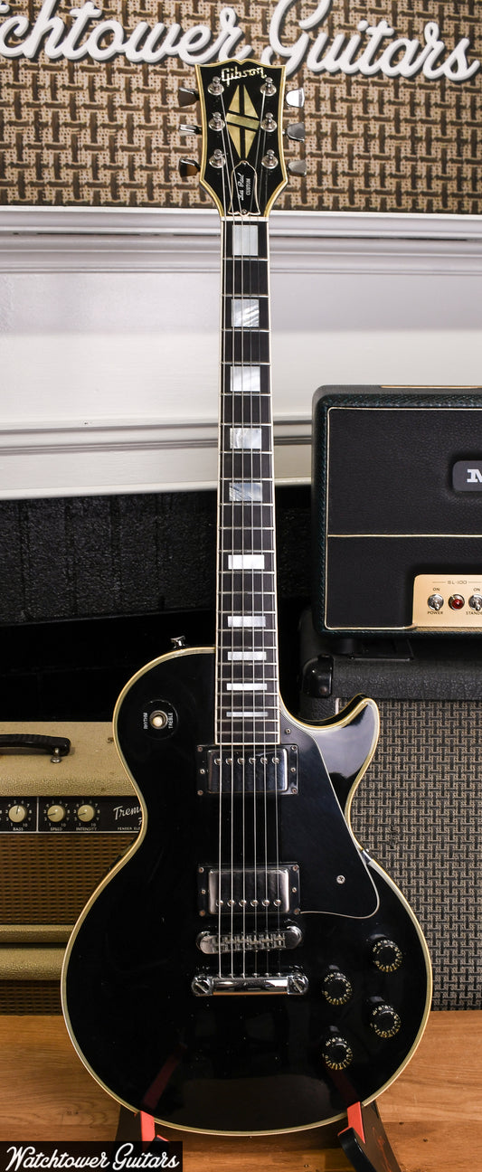1982 Gibson Les Paul Custom Black *Special Order Chrome Hardware*