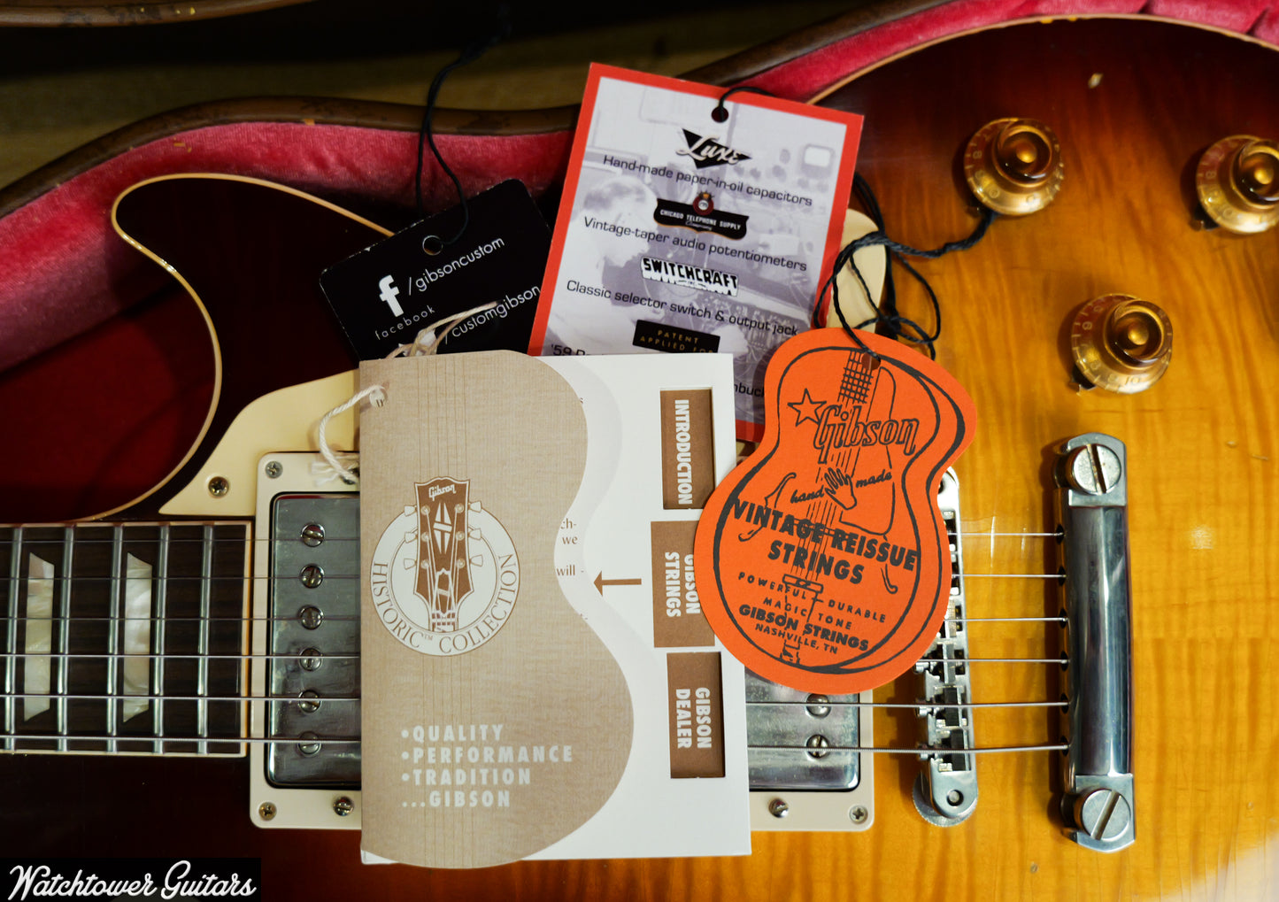 2021 Gibson 1959 Standard Murphy Lab Light Aged Cherry Tea Burst