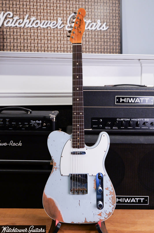 2022 Fender Custom Shop 1960 Telecaster Custom Heavy Relic Sonic Blue