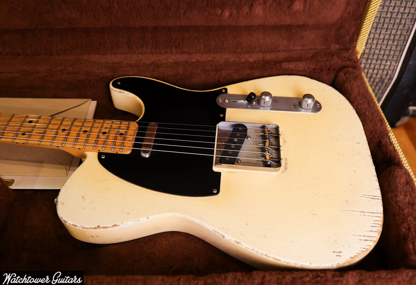 2025 Nacho Telecaster Aged Light Blonde/White Blackguard "Sweet Pea" #1020