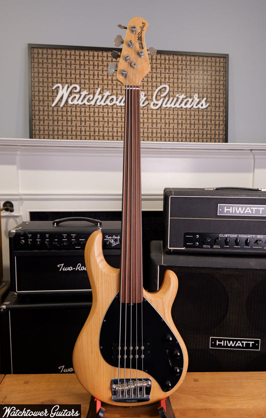 1998 Music Man Stingray 5 Frettless *Custom Ordered* Matte Natural Velvet Finish