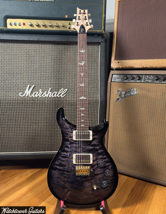 2025 Paul Reed Smith PRS DGT Signature 10 Top Quilt Brazilian Board/Maple Neck Wood Library Purple Mist