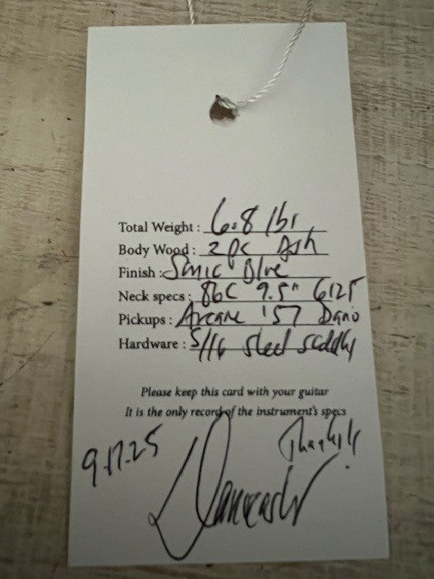 NEW Danocaster Single Cut Sonic Blue