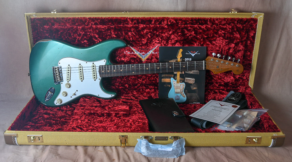 2018 Fender Custom Shop LTD Roasted Tomatillo Rosewood Strat Aged Faded Sherwood Green