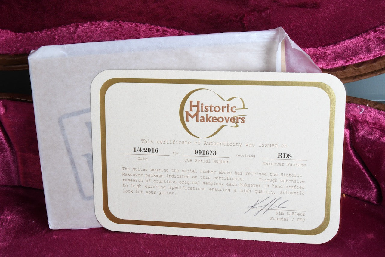 2009 Gibson Les Paul 1959 R9 Standard Historic Makeovers Brazilian Lemon Burst