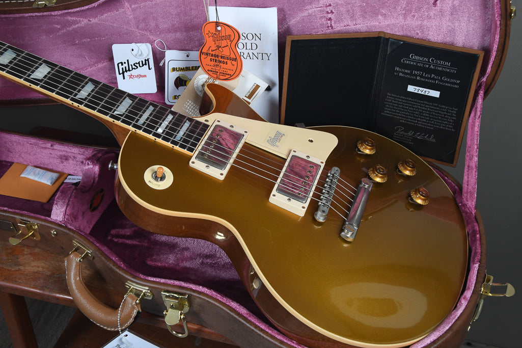 2018 Gibson Historic Les Paul ‘57 R7 Brazilian Goldtop OHSC
