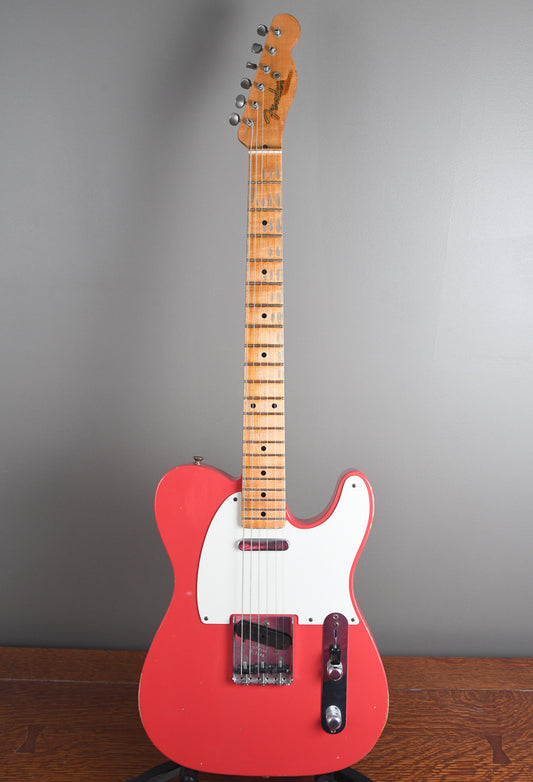 2014 Fender Custom Shop '50's Telecaster Relic Fiesta Red
