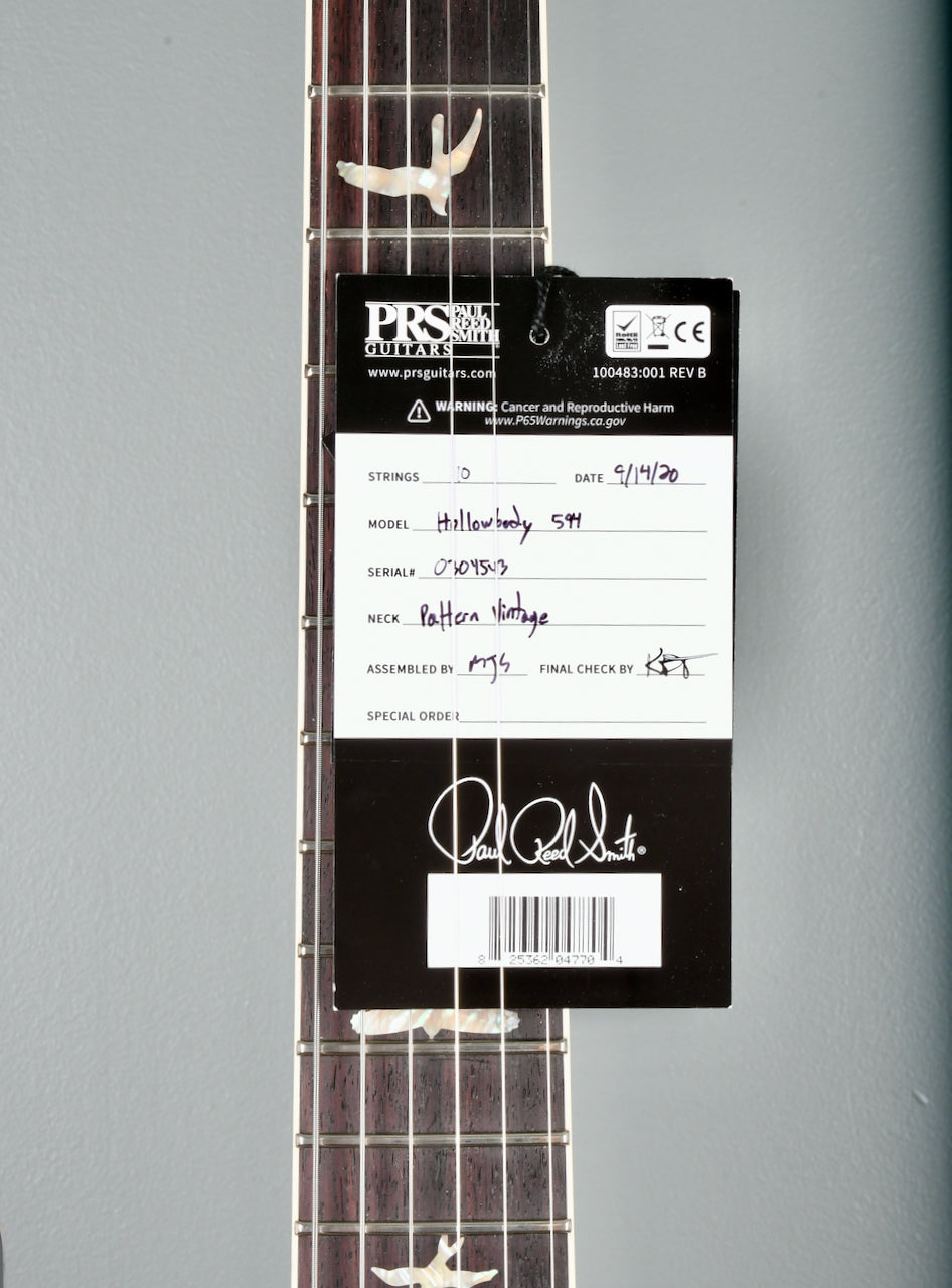 2020 PRS McCarty 594 Hollowbody II Violet