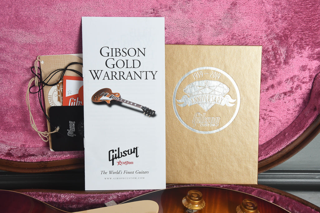 2019 Gibson 60th Anniversary Les Paul 1959 R9 Reissue Southern Fade OHSC