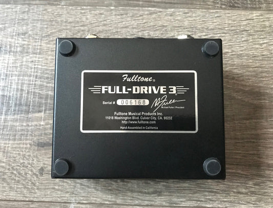 Fulltone Full Drive 3 Overdrive Pedal