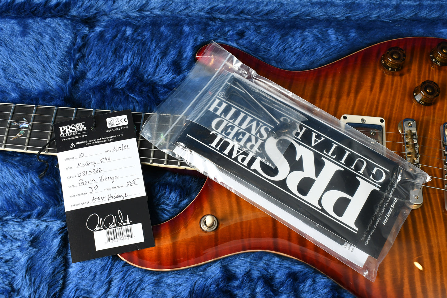 2021 Paul Reed Smith PRS McCarty 594 Artist Dark Cherry Sunburst