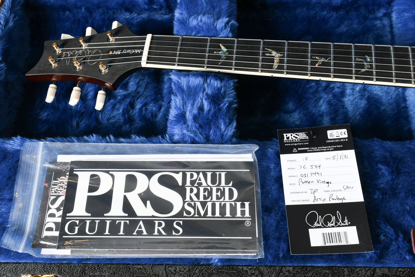 2021 Paul Reed Smith PRS McCarty SC 594 Artist Gold Black