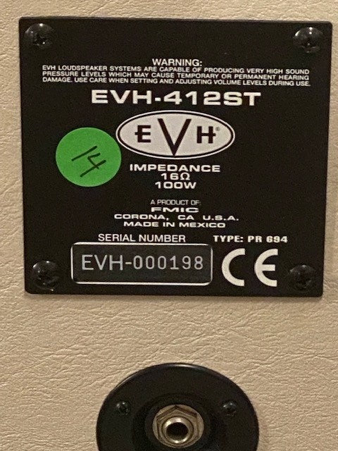 2007 EVH 5150 iii rig signed by Edward Van Halen