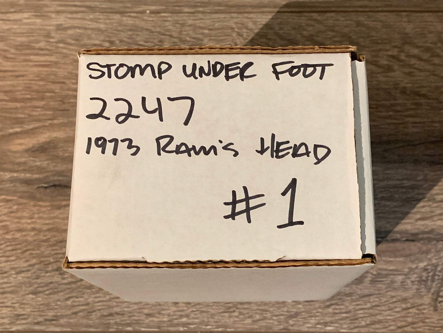 Stomp Under Foot 1973 Rams Head Classic 2247 Serial #1 Prism Sparkle