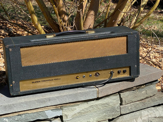 1968 Marshall Plexi Panel Super Tremolo 100w Head