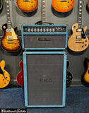 Two Rock TS-1 100/50 Watt Head & 2x12 Set Medium Blue Suede/Modern Silver Grill