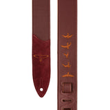 PRS Premium Leather 2" Strap Embroidered Birds