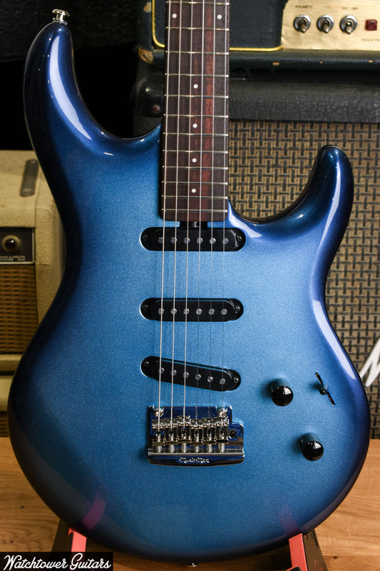 Ernie Ball Music Man Steve Lukather Signature Luke 4 SSS - Diesel Blue
