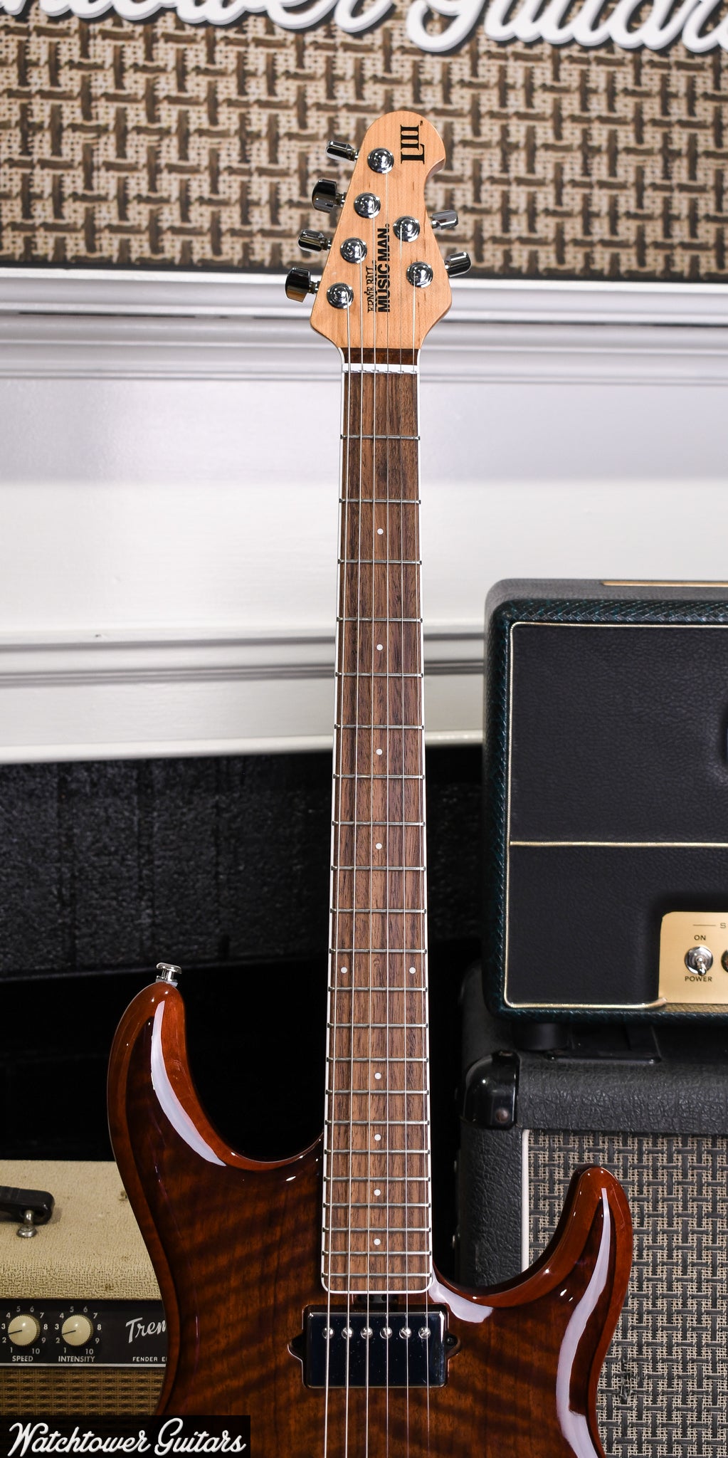 2017 Ernie Ball Music Man Steve Lukather Signature BFR Luke III Claro Walnut