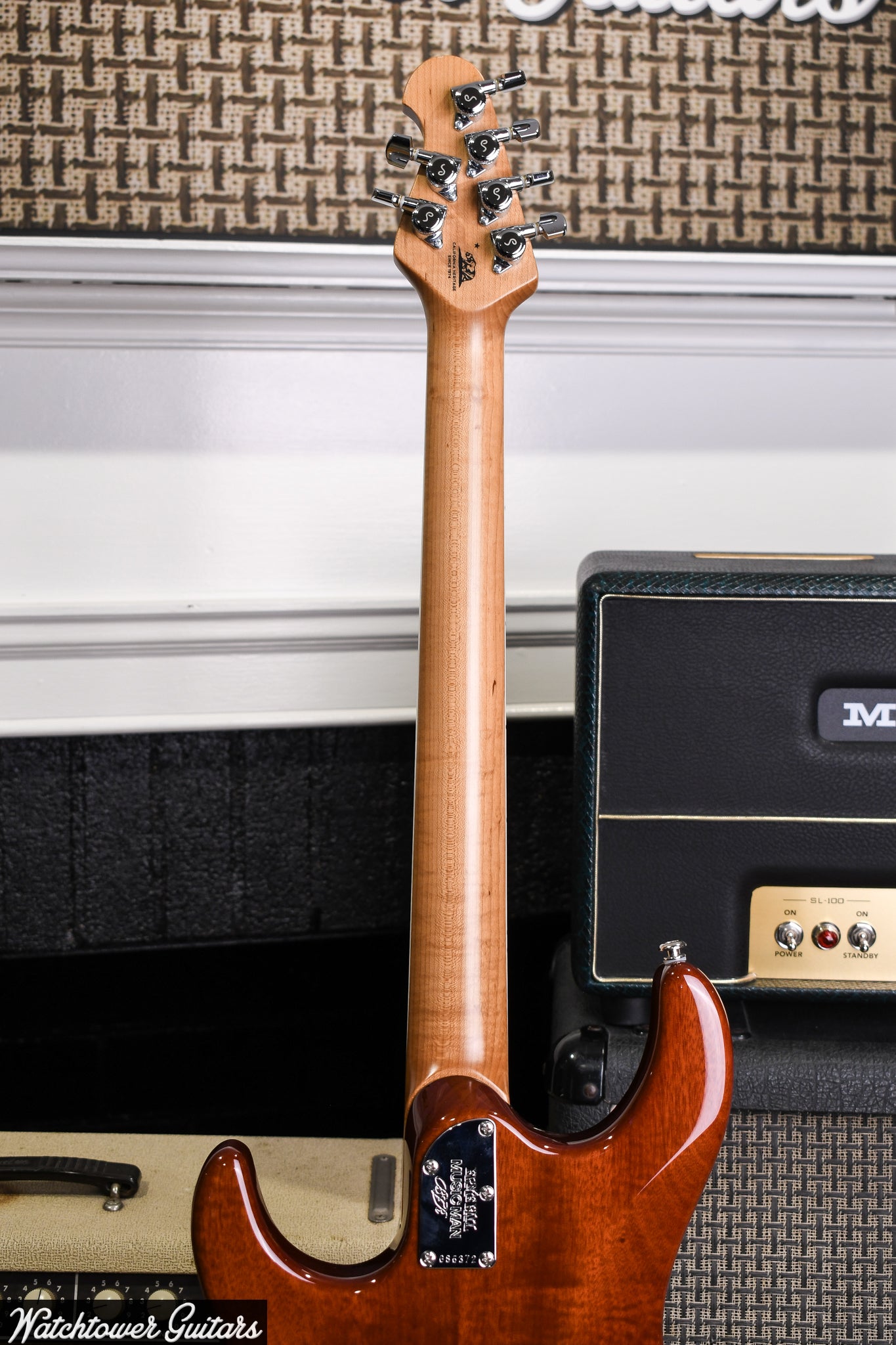 2017 Ernie Ball Music Man Steve Lukather Signature BFR Luke III Claro Walnut