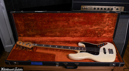 1980 Fender Jazz Bass Olympic White