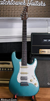 2020 Schecter Custom Shop Nick Johnston Teal Green Metallic Aged Nitro