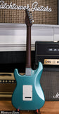 2020 Schecter Custom Shop Nick Johnston Teal Green Metallic Aged Nitro