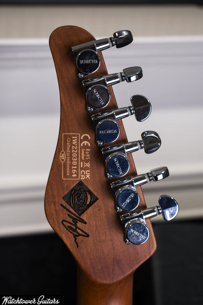 2022 Schecter  Nick Johnston Traditional H/S/S Atomic Frost