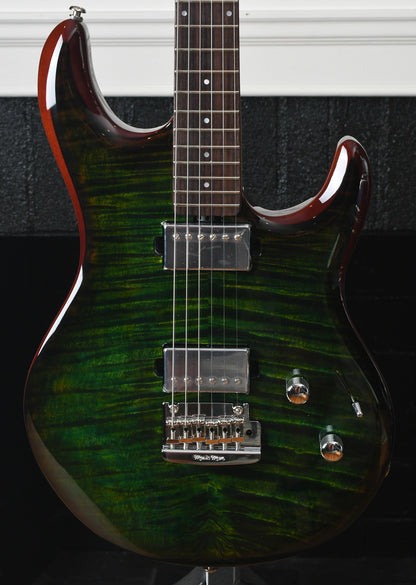 Ernie Ball Music Man Luke III Steve Lukather Signature Luscious Green Flame
