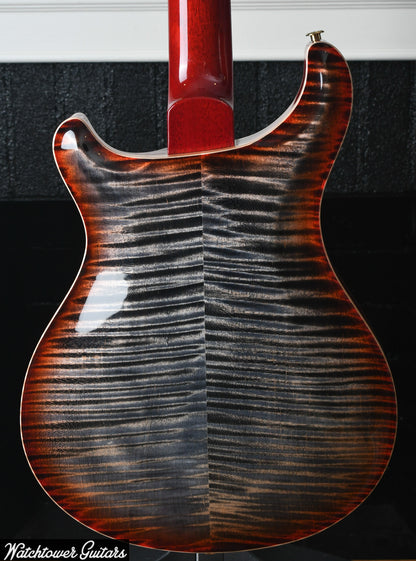 Paul Reed Smith PRS Hollowbody II Piezo 10 Top Charcoal Cherry Burst Serial #0371210