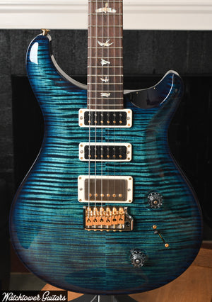 Paul Reed Smith PRS Studio Wood Library 10 Top, Brazilian Board, Korina, Cobalt Blue Wrap