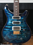 Paul Reed Smith PRS Studio Wood Library 10 Top Quilt, Brazilian Board, Korina, Cobalt Blue