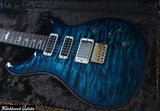 Paul Reed Smith PRS Studio Wood Library 10 Top Quilt, Brazilian Board, Korina, Cobalt Blue