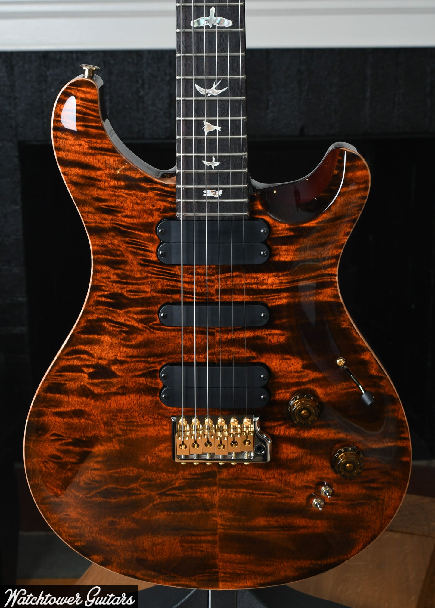 Paul Reed Smith PRS 509 10 Top Orange Tiger Serial#0371270