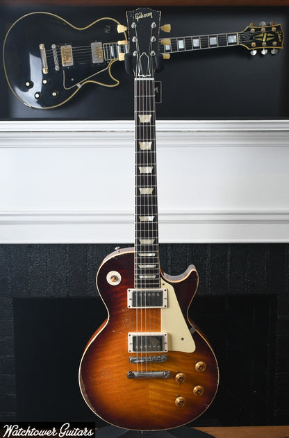 2021 Gibson 1959 Les Paul Standard Ultra Heavy Aged Murphy Lab M2M Kindred Burst Hand Painted by Tom & Ron Ellis LRP's
