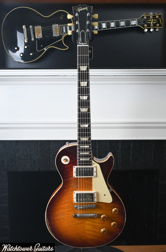 2021 Gibson 1959 Les Paul Standard Ultra Heavy Aged Murphy Lab M2M Kindred Burst Hand Painted by Tom & Ron Ellis LRP's