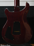Paul Reed Smith PRS Studio Wood Library 10 Top Quilt, Brazilian Board, Korina, Fire Red Burst