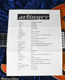 2006 Artinger Semi Hollow Custom Cherry Sunburst