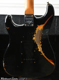 2021 Fender Custom Shop Limited Dual Mag II '60 Stratocaster Aged Black over 3 Tone Sunburst Relic
