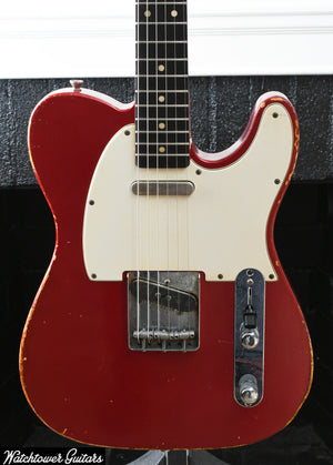 2024 Danocaster Single Cut Candy Apple Red