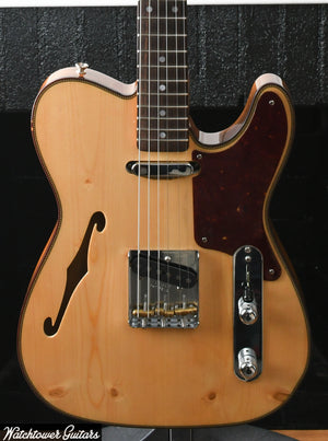 2022 Fender Custom Shop Artisan Telecaster Thinline Knotty Pine